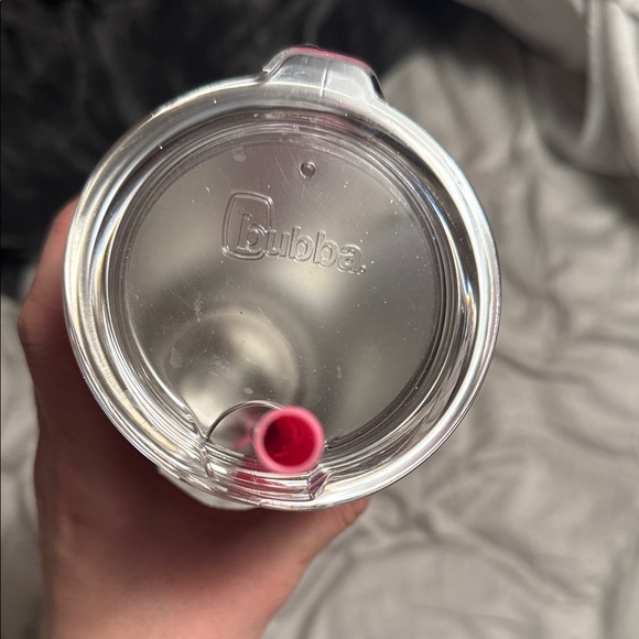 Pink Tumbler with Straw - Picture 4 of 4